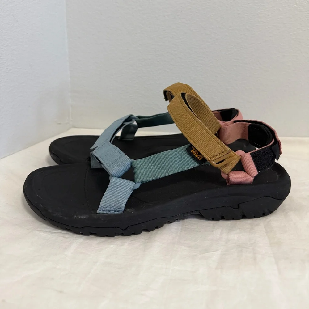 Teva Hurricane Strappy Hiking sandals multi color size 10 - Picture 5 of 9